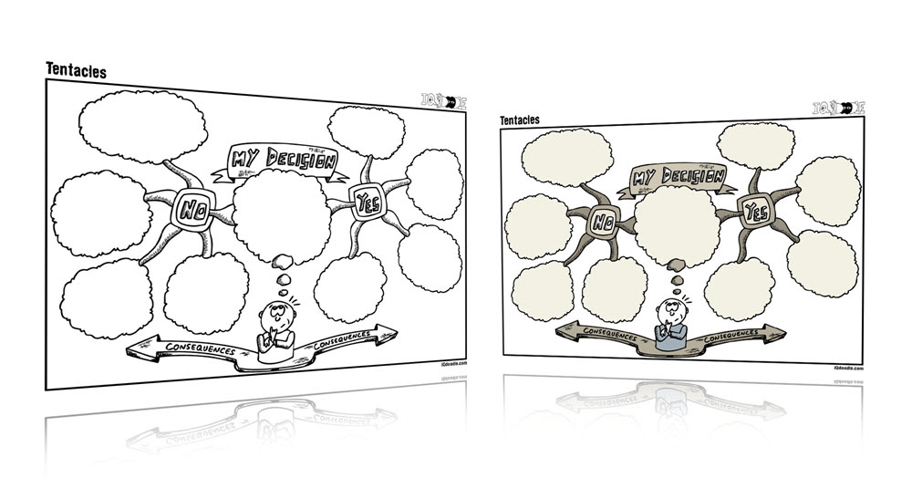 Tentacles Visual Thinking Template