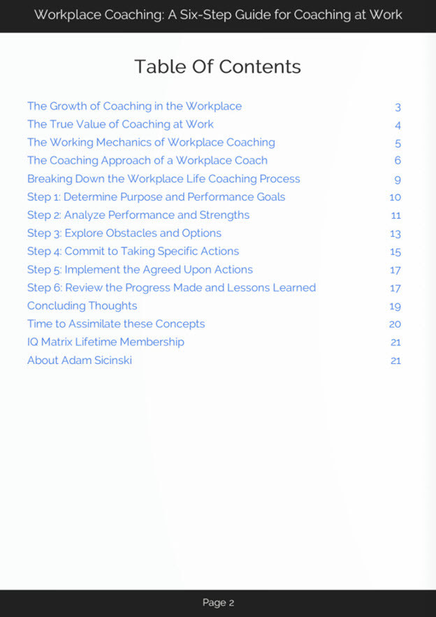 Coaching at Work eBook