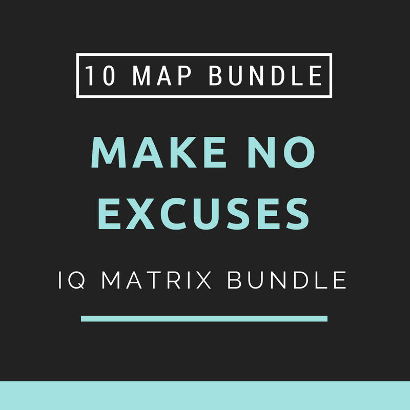 Make No Excuses Bundle | IQ Matrix Store